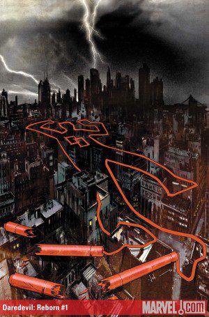 Cover to Daredevil: Reborn #1 Cover to Daredevil: Reborn #1