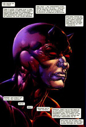 Daredevil remembers September 11, from Daredevil: Target #1
